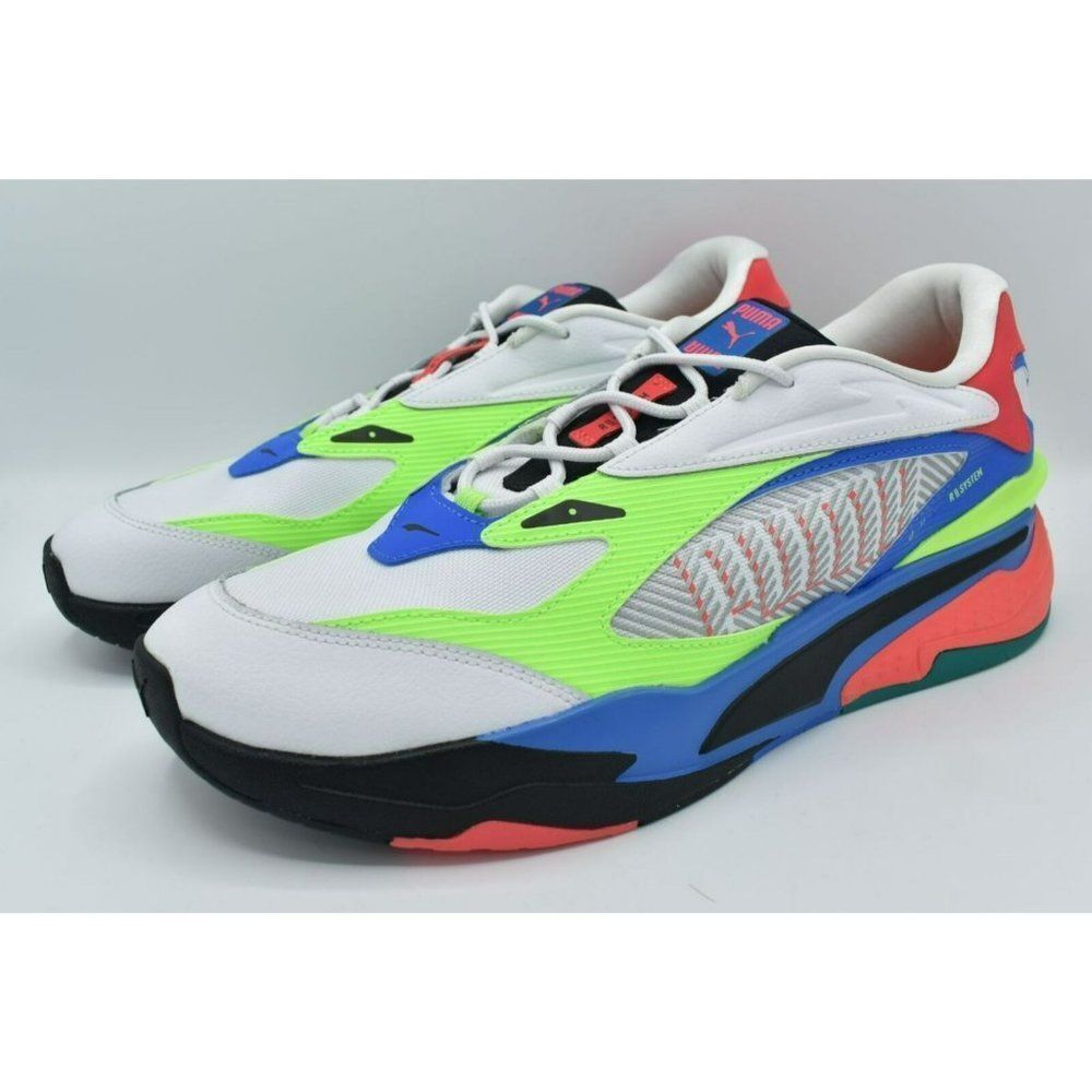 Puma Mens Size 13 RS-Fast‎ Dazed Multi Color Sneaker Shoes 382927 01 NO ORIG BOX